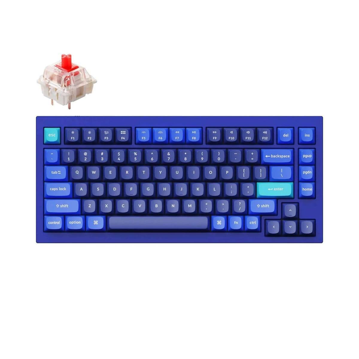 Keychron Q1 QMK V2 Mini Gateron G Pro Red Wired Mechanical Gaming Keyboard image