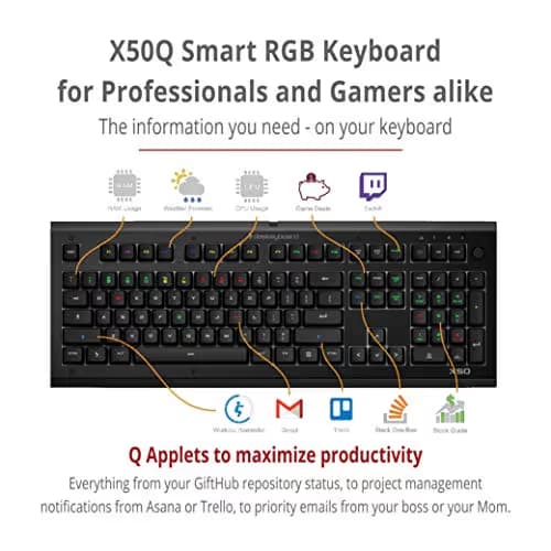 Das Keyboard X50Q RGB Wired Mechanical Gaming Keyboard image