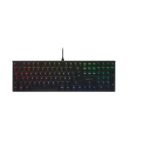 Cherry MX 10.0N RGB Wired Slim Low Profile Speed Silver Mechanical Keyboard main image