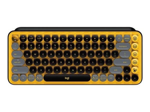 Logitech POP Keys Blast TTC Brown Wireless Mini Keyboard image