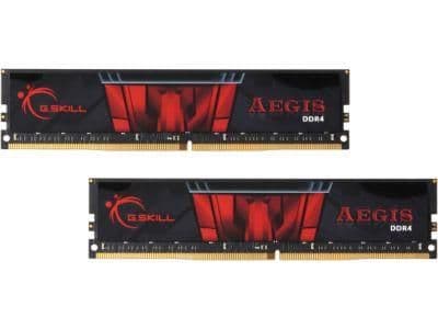G.Skill Aegis Black / Red DDR4-2400 CL15 32GB (2x16GB) main image