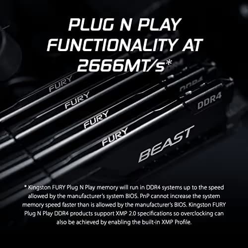 Kingston FURY Beast Black DDR4-2666 CL16 32GB (2x16GB) image