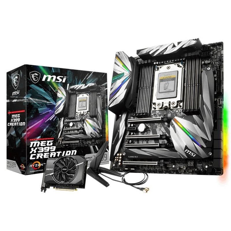 MSI X399 MEG CREATION sTR4 DDR4 EATX main image