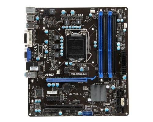 MSI B75 CSM-B75MA-P45 LGA1155 DDR3 Micro ATX main image