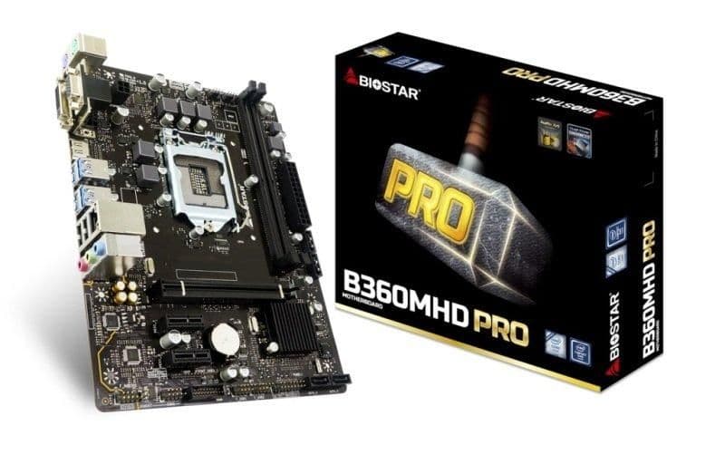 Biostar B360 B360MHD PRO LGA1151 DDR4 Micro ATX image