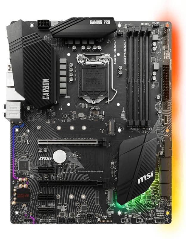MSI B360 GAMING PRO CARBON DDR4 ATX main image