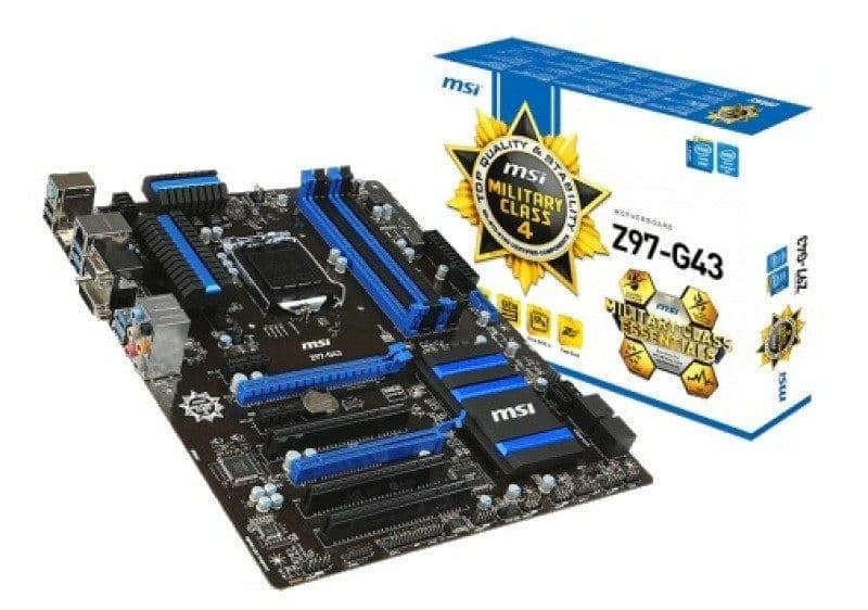 MSI Z97 G43 LGA1150 DDR3 ATX main image