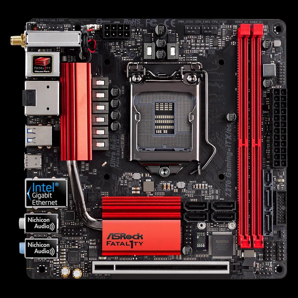 ASRock Z270 Fatal1ty Gaming-ITX/ac DDR4 Mini ITX image