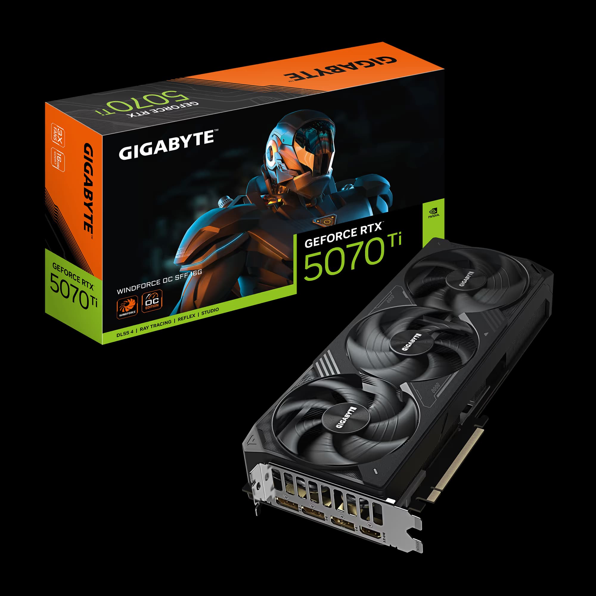Gigabyte WINDFORCE SFF GeForce RTX 5070 Ti 16 GB image