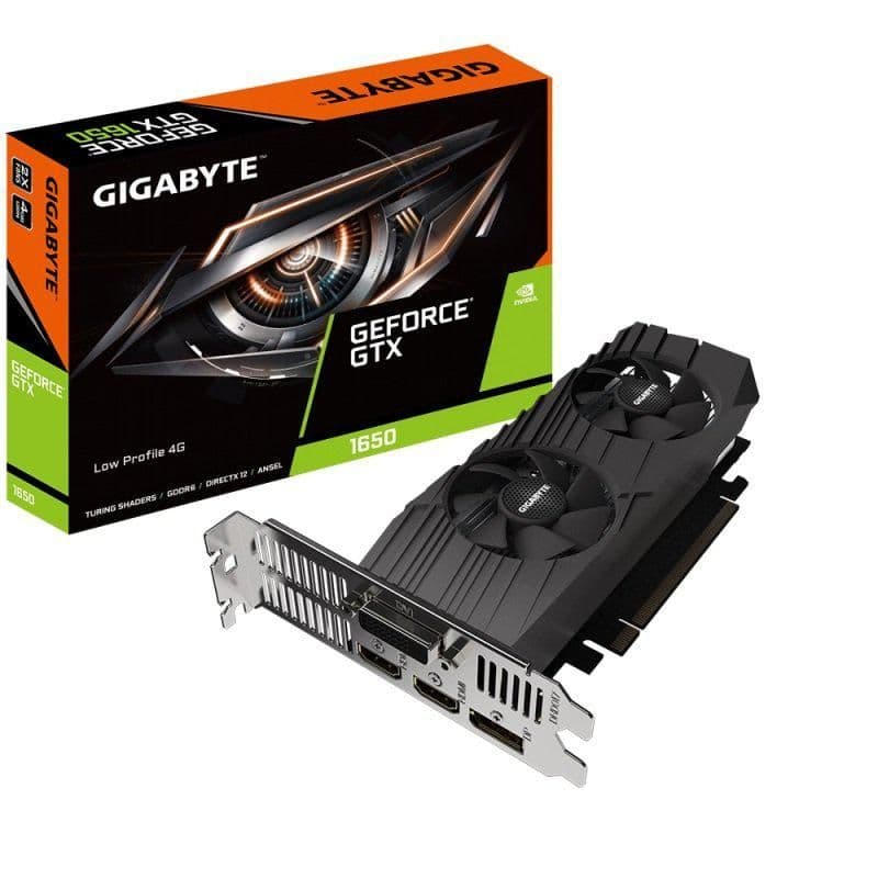 Gigabyte D6 LP GeForce GTX 1650 G6 4GB GDDR6 Black image
