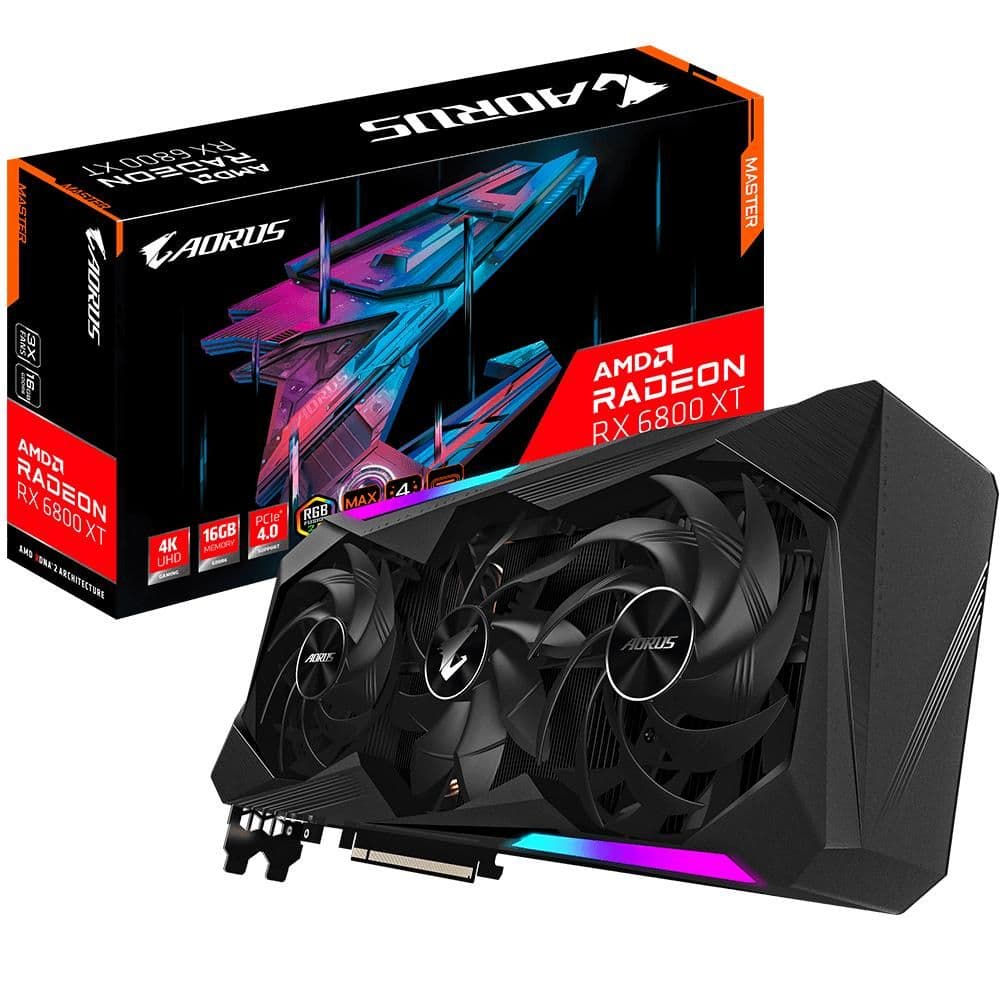 Gigabyte Radeon RX 6800 XT AORUS MASTER TYPE C Black 16GB GDDR6 main image