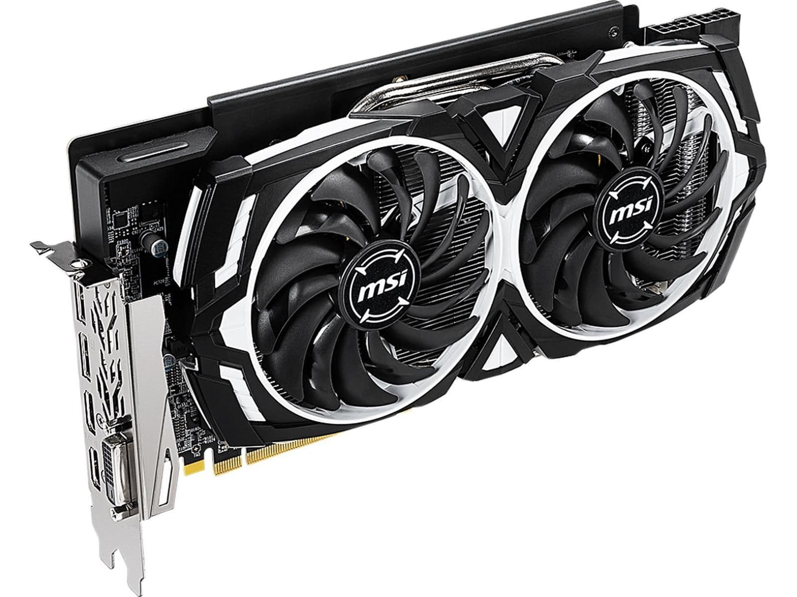 MSI ARMOR Radeon RX 590 8GB GDDR5 Black White image