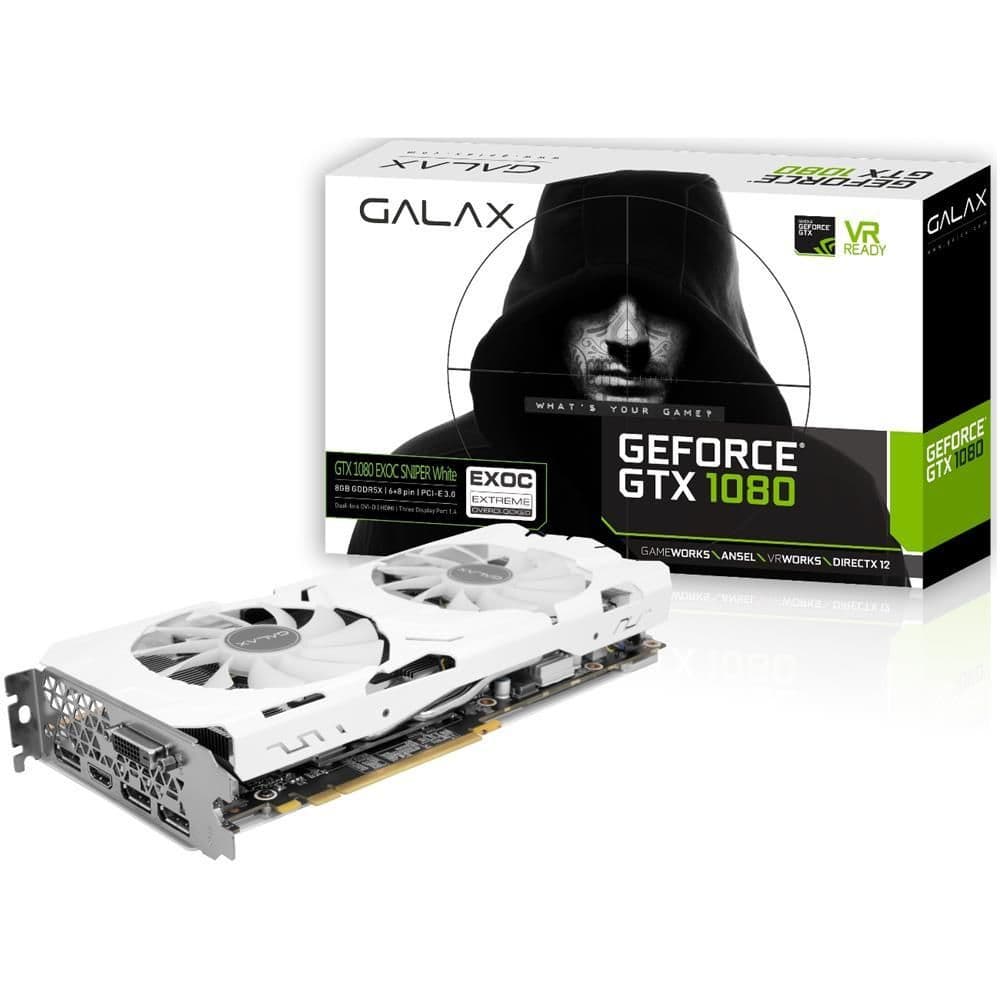 GALAX EX OC SNPR GeForce GTX 1080 8GB GDDR5X White image