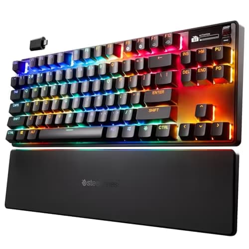 SteelSeries Apex Pro Gen 3 RGB OmniPoint 3.0 Wired/Wireless/Bluetooth Gaming Keyboard image
