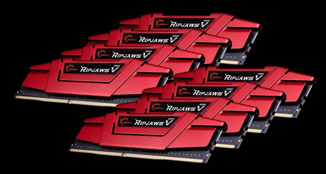 G.Skill Ripjaws V Red DDR4-2666 CL19 256GB (8x32GB) main image