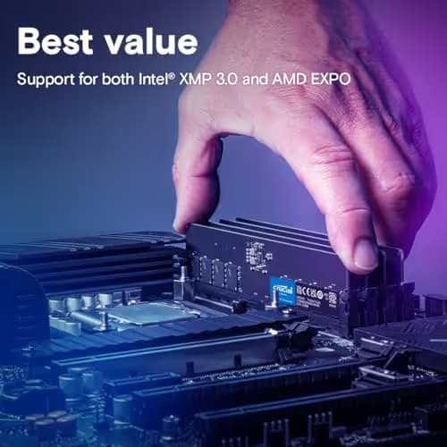 Crucial CT64G56C46U5 64GB (1x64GB) DDR5-5600 CL46 Black image