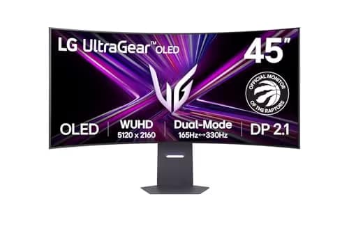 LG UltraGear 45GX950A-B 44.5" 5120x2160 165Hz OLED Curved Monitor main image