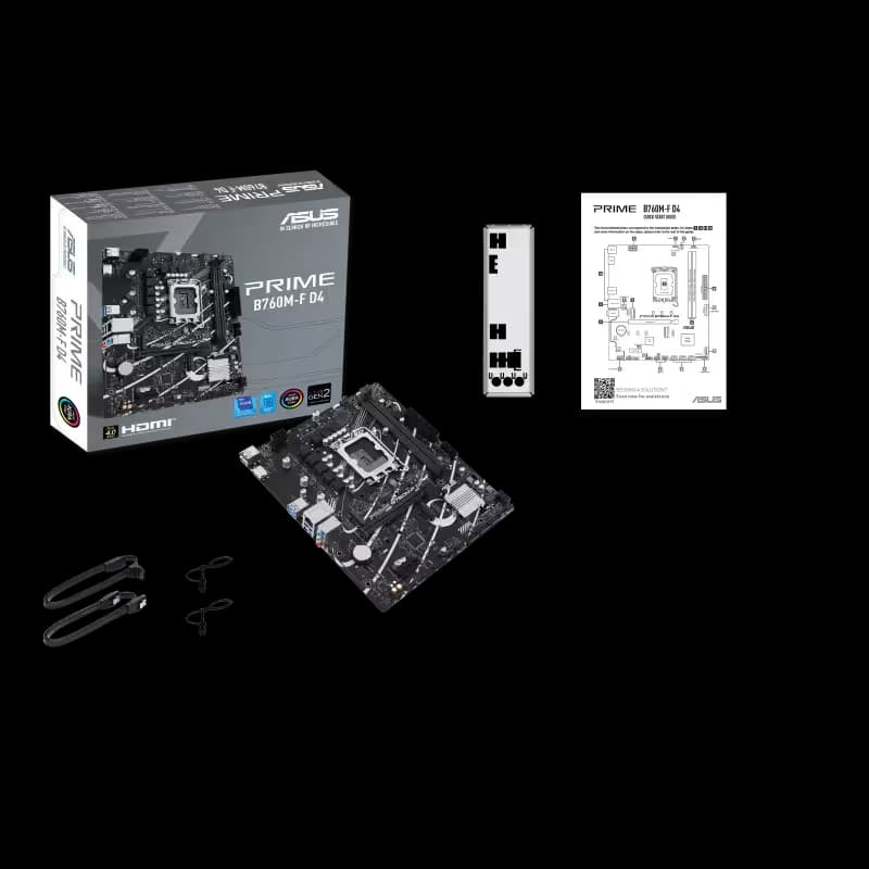 ASUS PRIME B760M-K D4 LGA1700 DDR4 Micro-ATX image