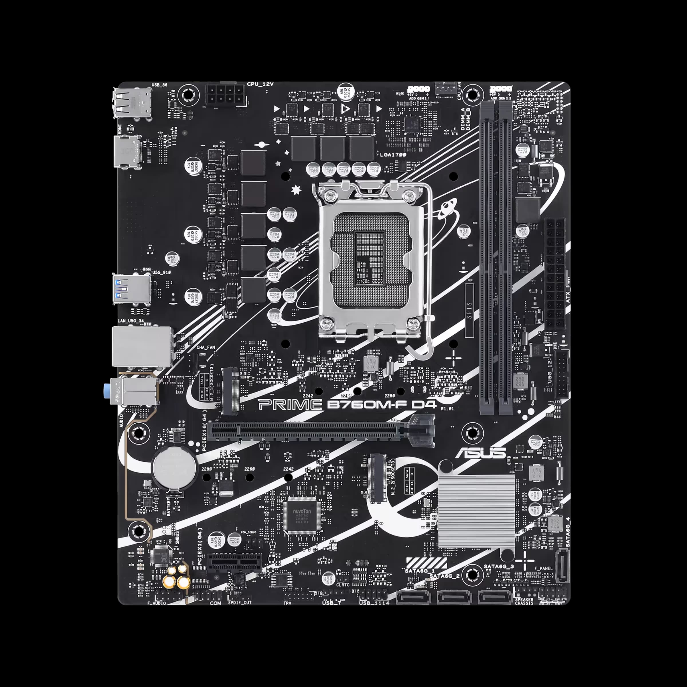 ASUS PRIME B760M-K D4 LGA1700 DDR4 Micro-ATX image