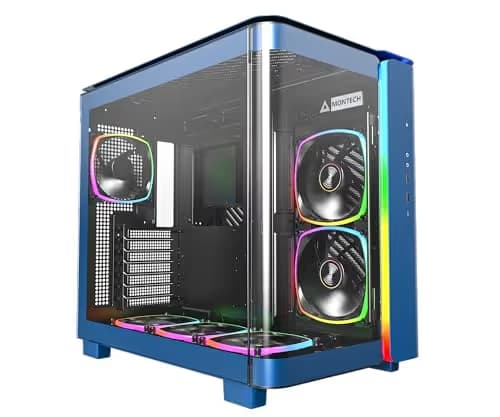 Montech KING 95 PRO ATX Mid Tower Prussian Blue with Tempered Glass Side Panel main image