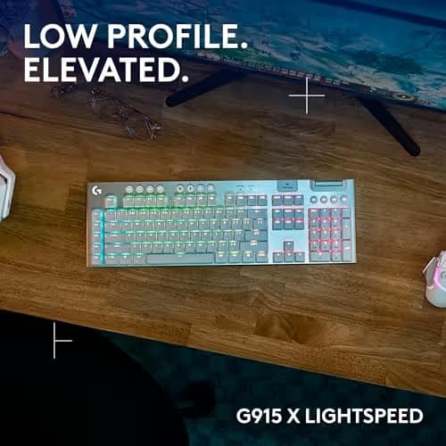 Logitech G915 X Mechanical Gaming Keyboard LIGHTSPEED RGB Wired/Wireless/Bluetooth image