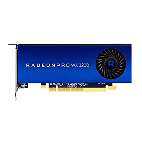 AMD Radeon Pro WX 3200 Pro WX 3200 4GB GDDR5 Blue / Black image