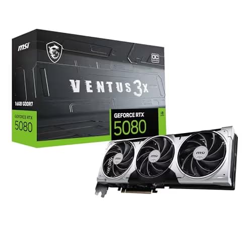 MSI GeForce RTX 5080 16G VENTUS 3X OC PLUS GDDR7 image