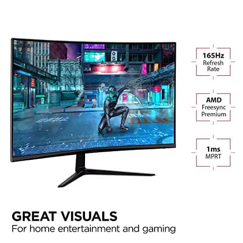 ViewSonic VX3218C-2K 32" 1440p 165Hz VA Curved Monitor image