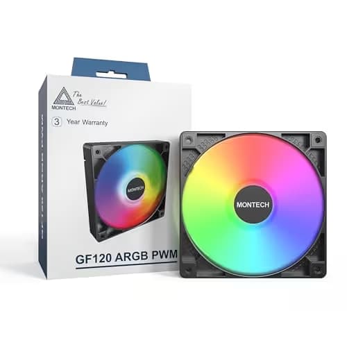Montech GF120 ARGB PWM 120mm Black 1-Pack main image
