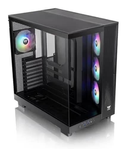 Thermaltake View 380 XL TG ARGB ATX Mid Tower Black Tempered Glass image