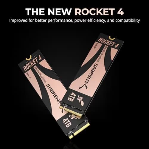Sabrent Rocket 4 4TB SSD M.2-2280 PCIe 4.0 X4 NVMe image
