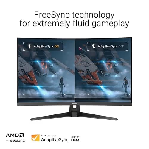 Asus TUF Gaming VG32WQ3B 31.5" 1440p 180Hz VA Curved Monitor image