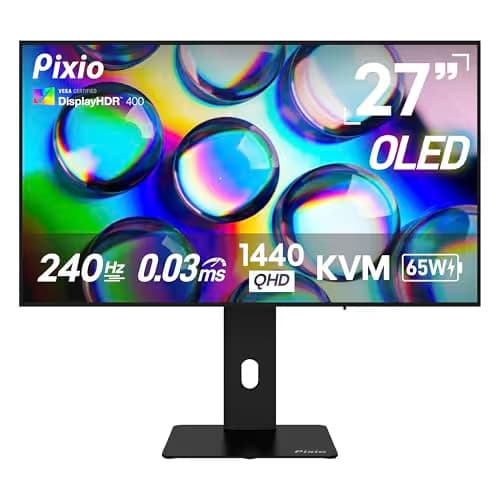 Pixio PX277 OLED MAX 27" 1440p 240Hz OLED Curved Monitor image