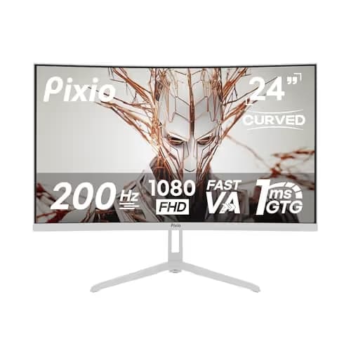 Pixio PXC248 Wave 24" 1080p 200Hz VA Curved Monitor image