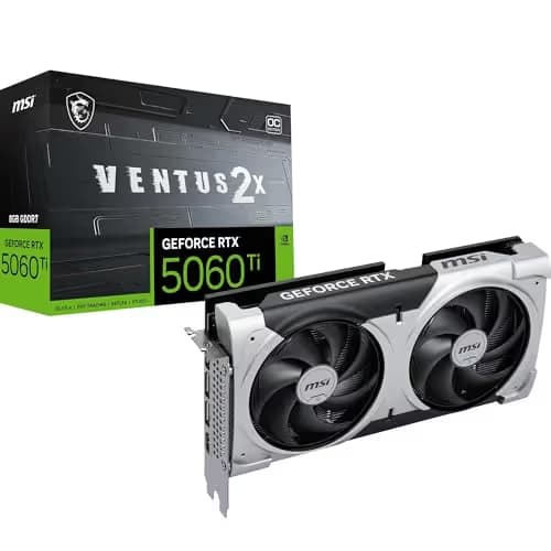 MSI VENTUS 2X PLUS OC GeForce RTX 5060 Ti 8GB GDDR7 image