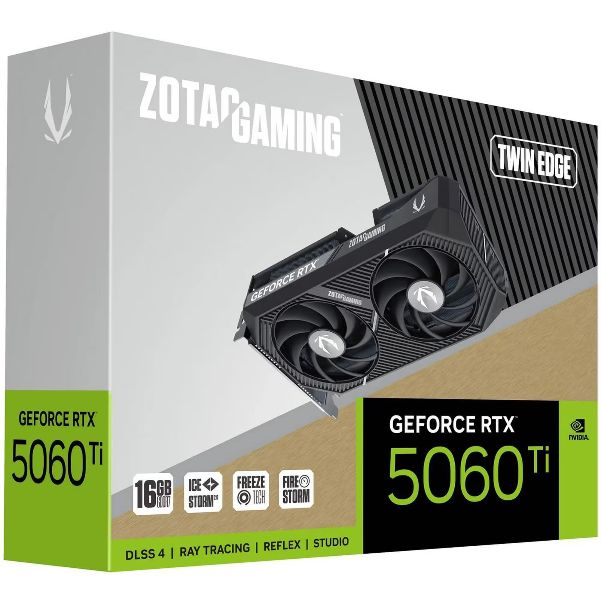 ZOTAC GAMING GeForce RTX 5060 Ti 16GB GDDR7 Twin Edge image