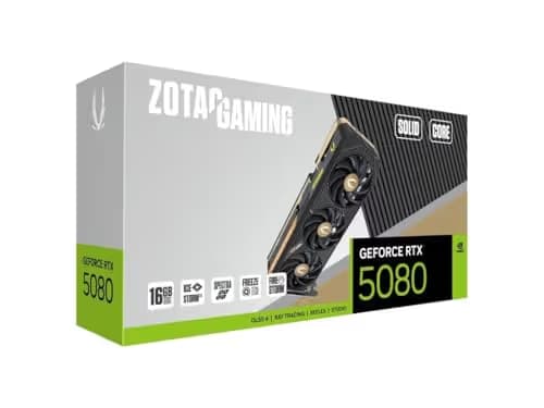 ZOTAC GAMING GeForce RTX 5080 SOLID CORE 16GB GDDR7 main image