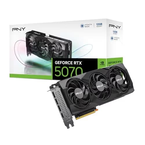 PNY GeForce RTX 5070 12GB Triple Fan GDDR7 main image