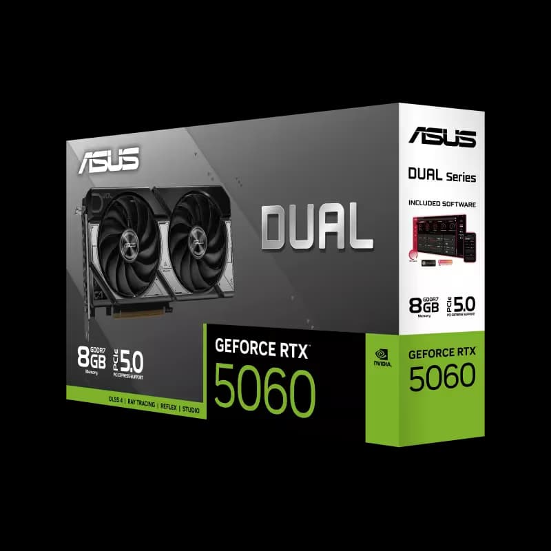 ASUS Dual GeForce RTX 5060 8GB GDDR7 image