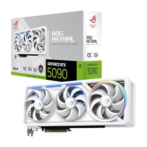 ASUS ROG Astral GeForce RTX 5090 32GB GDDR7 WHITE OC Edition image