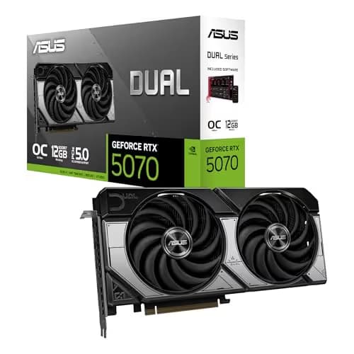 ASUS Dual GeForce RTX 5070 12GB GDDR7 OC Edition image