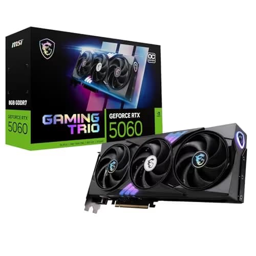 MSI GeForce RTX 5060 8G GAMING TRIO OC GDDR7 main image