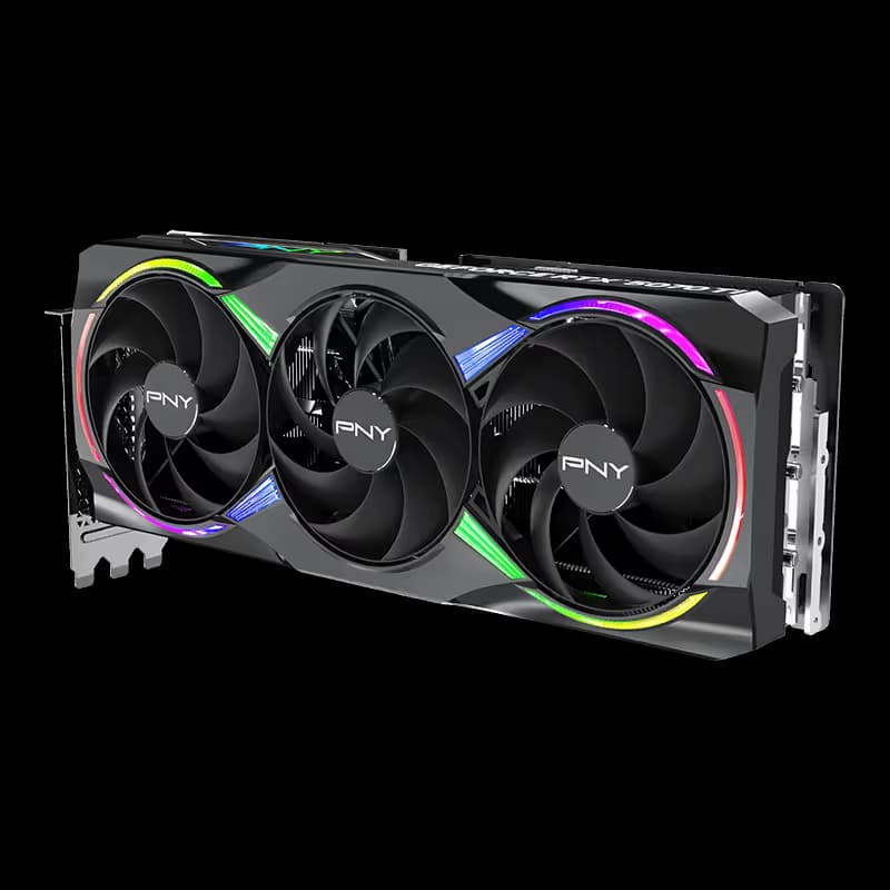 PNY GeForce RTX 5070 Ti EPIC-X RGB Triple Fan Plus 16GB GDDR7 Black image