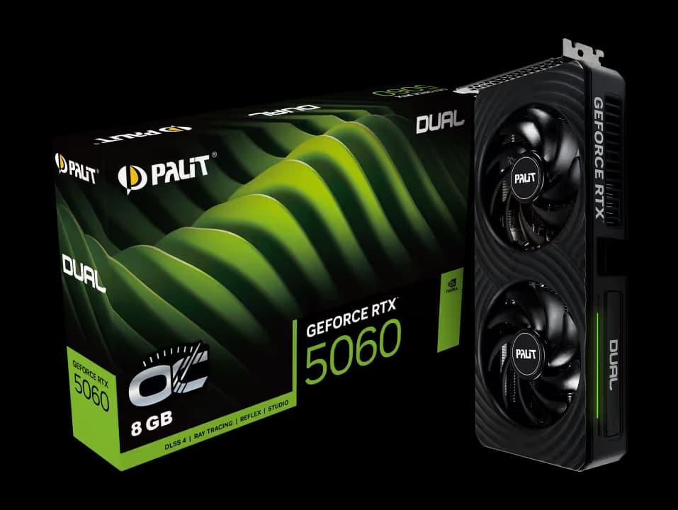 Palit Dual OC GeForce RTX 5060 8GB GDDR7 main image