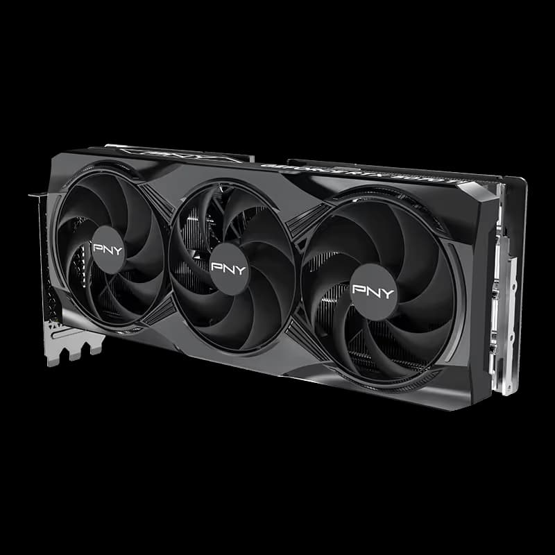 PNY Triple Fan Plus OC GeForce RTX 5070 Ti 16GB GDDR7 Black image