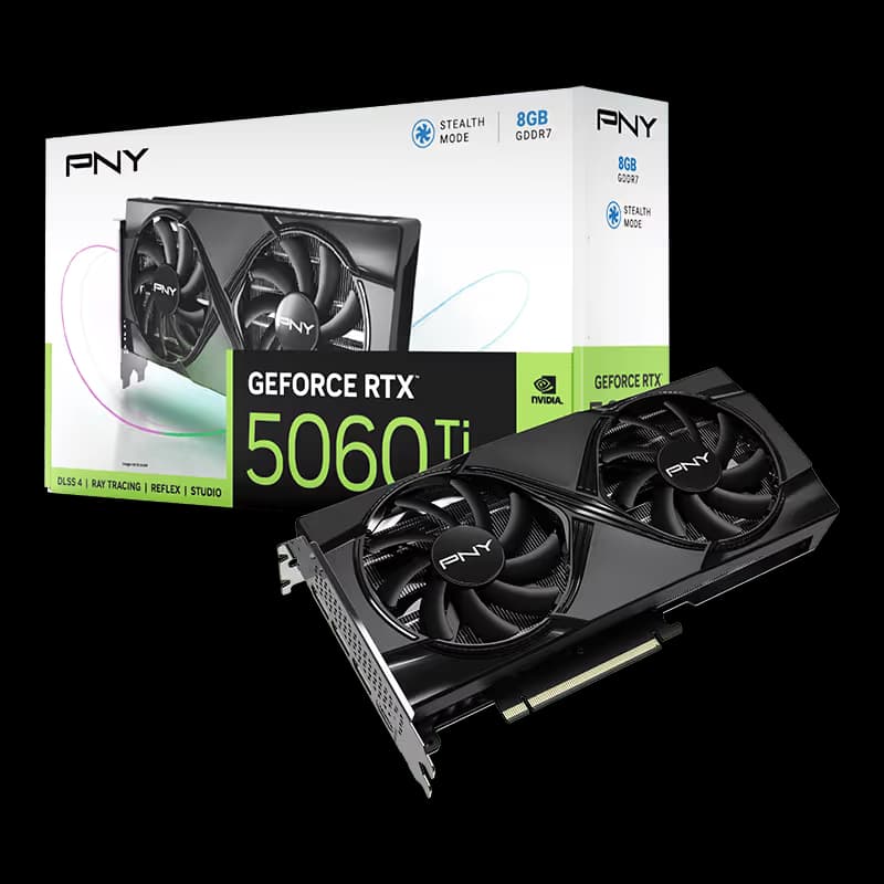 PNY GeForce RTX 5060 Ti 8GB GDDR7 Dual Fan image