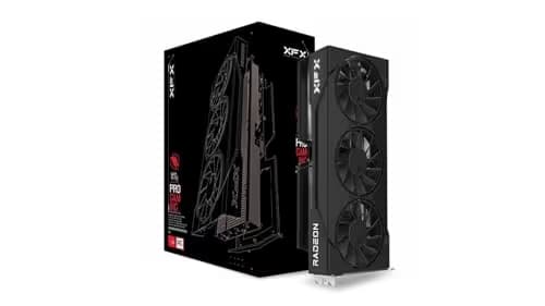 XFX Swift OC Radeon RX 9060 XT 16GB GDDR6 Black Triple Fan main image