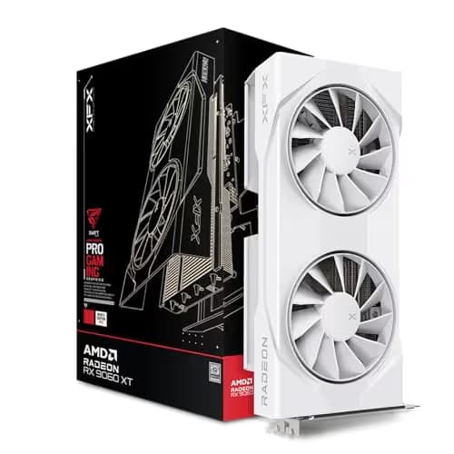 XFX Swift AMD Radeon RX 9060 XT OC White Gaming Edition 8GB GDDR6 image