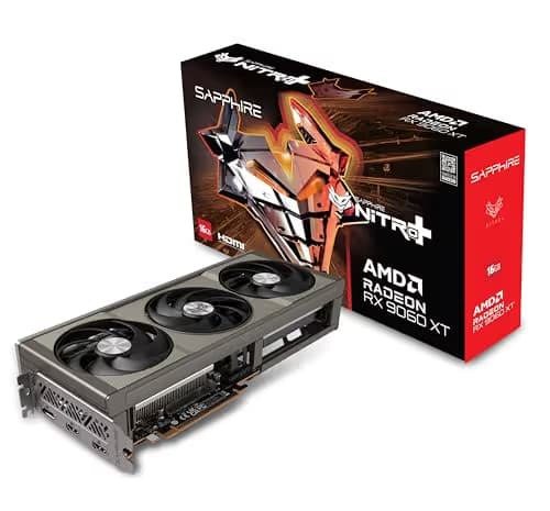 Sapphire NITRO+ Radeon RX 9060 XT OC 16GB GDDR6 main image