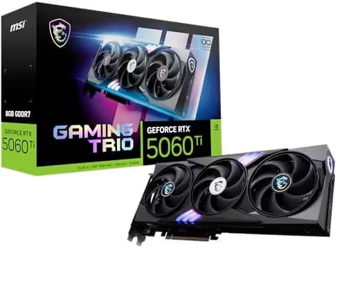 MSI GeForce RTX 5060 Ti 8G GAMING TRIO OC GDDR7 main image